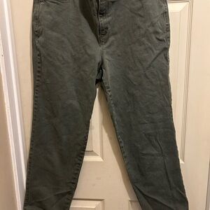 Gloria Vanderbilt Amanda Dark Green Jeans - size 16W